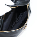 VERSACE Backpack Leather Black Gold Auth 118810M-21