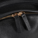 VERSACE Backpack Leather Black Gold Auth 118810M-10
