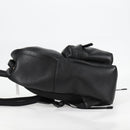 VERSACE Backpack Leather Black Gold Auth 118810M-3