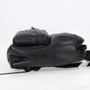 VERSACE Backpack Leather Black Gold Auth 118810M-4