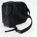 VERSACE Backpack Leather Black Gold Auth 118810M-9