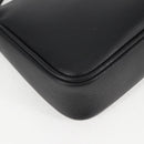 VERSACE Shoulder Bag Leather Black Gold Auth 118811A-14