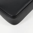 VERSACE Shoulder Bag Leather Black Gold Auth 118811A-16