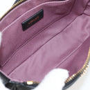 VERSACE Shoulder Bag Leather Black Gold Auth 118811A-11