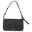 VERSACE Shoulder Bag Leather Black Gold Auth 118811A-2