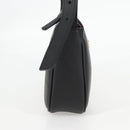 VERSACE Shoulder Bag Leather Black Gold Auth 118811A-4