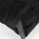 VERSACE Hand Bag Nylon 2way Black Gold Auth 118812A-9