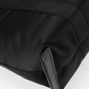 VERSACE Hand Bag Nylon 2way Black Gold Auth 118812A-15