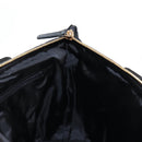 VERSACE Hand Bag Nylon 2way Black Gold Auth 118812A-19