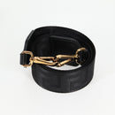 VERSACE Hand Bag Nylon 2way Black Gold Auth 118812A-23