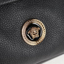 VERSACE Backpack Leather Black Gold Auth 118813M-19