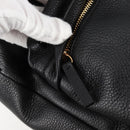 VERSACE Backpack Leather Black Gold Auth 118813M-20