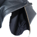 VERSACE Backpack Leather Black Gold Auth 118813M-21