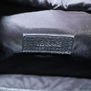 VERSACE Backpack Leather Black Gold Auth 118813M-22