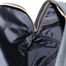 VERSACE Backpack Leather Black Gold Auth 118813M-24