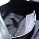 VERSACE Backpack Leather Black Gold Auth 118814M-24