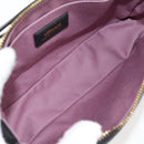 VERSACE Shoulder Bag Leather Black Gold Auth 118815A-11