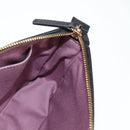 VERSACE Shoulder Bag Leather Black Gold Auth 118815A-20