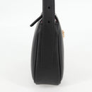 VERSACE Shoulder Bag Leather Black Gold Auth 118815A-4