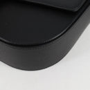 VERSACE Shoulder Bag Leather Black Gold Auth 118816A-15