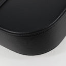 VERSACE Shoulder Bag Leather Black Gold Auth 118816A-16