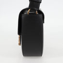 VERSACE Shoulder Bag Leather Black Gold Auth 118816A-3