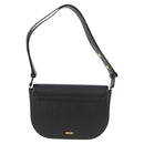 VERSACE Shoulder Bag Leather Black Gold Auth 118818A-2