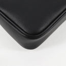 VERSACE Shoulder Bag Leather Black Gold Auth 118819A-15