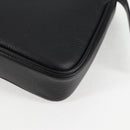 VERSACE Shoulder Bag Leather Black Gold Auth 118819A-16