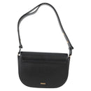 VERSACE Shoulder Bag Leather Black Gold Auth 118820A-2