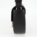 VERSACE Shoulder Bag Leather Black Gold Auth 118820A-3