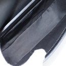 VERSACE Shoulder Bag Leather Black Gold Auth 118821A-11