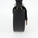 VERSACE Shoulder Bag Leather Black Gold Auth 118821V-4
