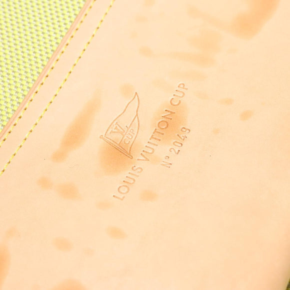 LOUIS VUITTON Damier Geant America Cube Bag Canvas Yellow M80633 LV Auth 118823