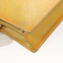 LOUIS VUITTON Monogram Vernis Spring Street Hand Bag Gris M91029 LV Auth 118825-17