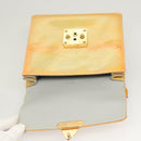 LOUIS VUITTON Monogram Vernis Spring Street Hand Bag Gris M91029 LV Auth 118825-9