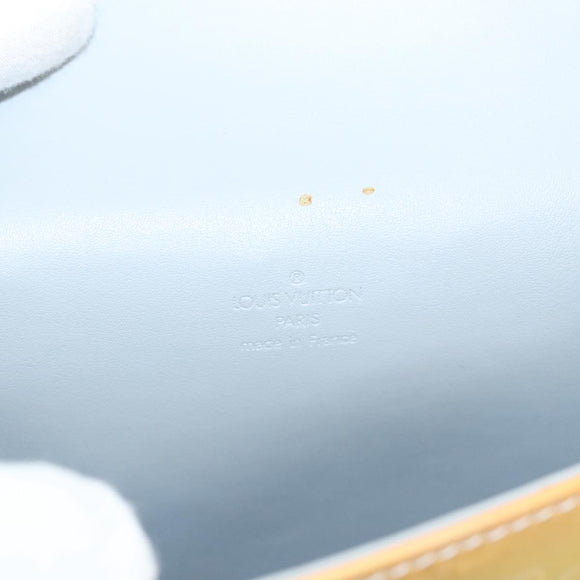 LOUIS VUITTON Monogram Vernis Spring Street Hand Bag Gris M91029 LV Auth 118825