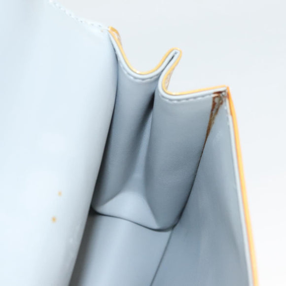 LOUIS VUITTON Monogram Vernis Spring Street Hand Bag Gris M91029 LV Auth 118825