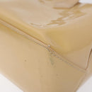 LOUIS VUITTON Monogram Vernis Wilshire PM Hand Bag Broncorail M91452 Auth 118826-16