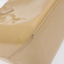 LOUIS VUITTON Monogram Vernis Wilshire PM Hand Bag Broncorail M91452 Auth 118826-9