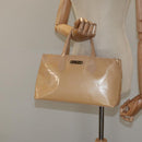 LOUIS VUITTON Monogram Vernis Wilshire PM Hand Bag Broncorail M91452 Auth 118826-21