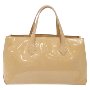 LOUIS VUITTON Monogram Vernis Wilshire PM Hand Bag Broncorail M91452 Auth 118826 - 0