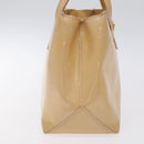 LOUIS VUITTON Monogram Vernis Wilshire PM Hand Bag Broncorail M91452 Auth 118826-3