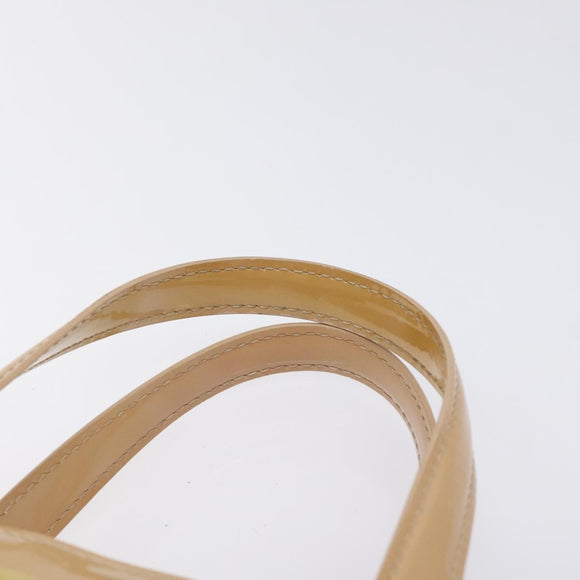 LOUIS VUITTON Monogram Vernis Wilshire PM Hand Bag Broncorail M91452 Auth 118826