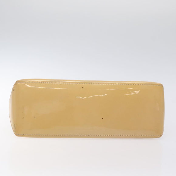 LOUIS VUITTON Monogram Vernis Wilshire PM Hand Bag Broncorail M91452 Auth 118826