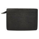 LOUIS VUITTON Epi Pochette Homme Clutch Bag Black Noir M52522 LV Auth 118831-2