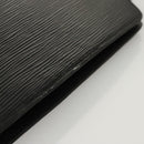 LOUIS VUITTON Epi Pochette Homme Clutch Bag Black Noir M52522 LV Auth 118831-7