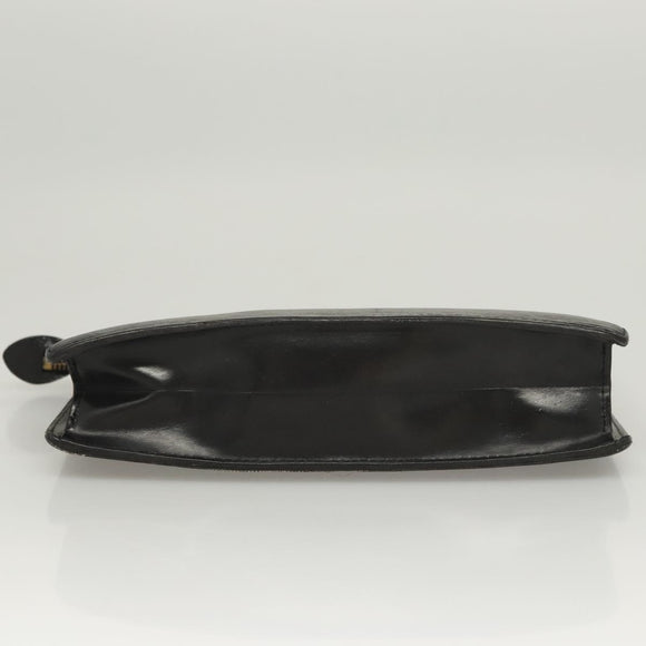 LOUIS VUITTON Epi Pochette Homme Clutch Bag Black Noir M52522 LV Auth 118831