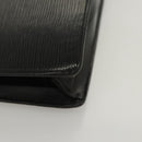 LOUIS VUITTON Epi Pochette Homme Clutch Bag Black Noir M52522 LV Auth 118831-8