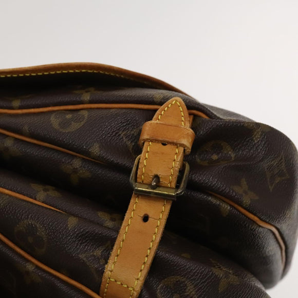 LOUIS VUITTON Monogram Saumur 30 Shoulder Bag M42256 LV Auth 118837